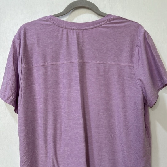 SKECHERS WOMEN TOP LIGHT PURPLE SHORT SLEEVE  SIZE XL - Picture 5 of 11